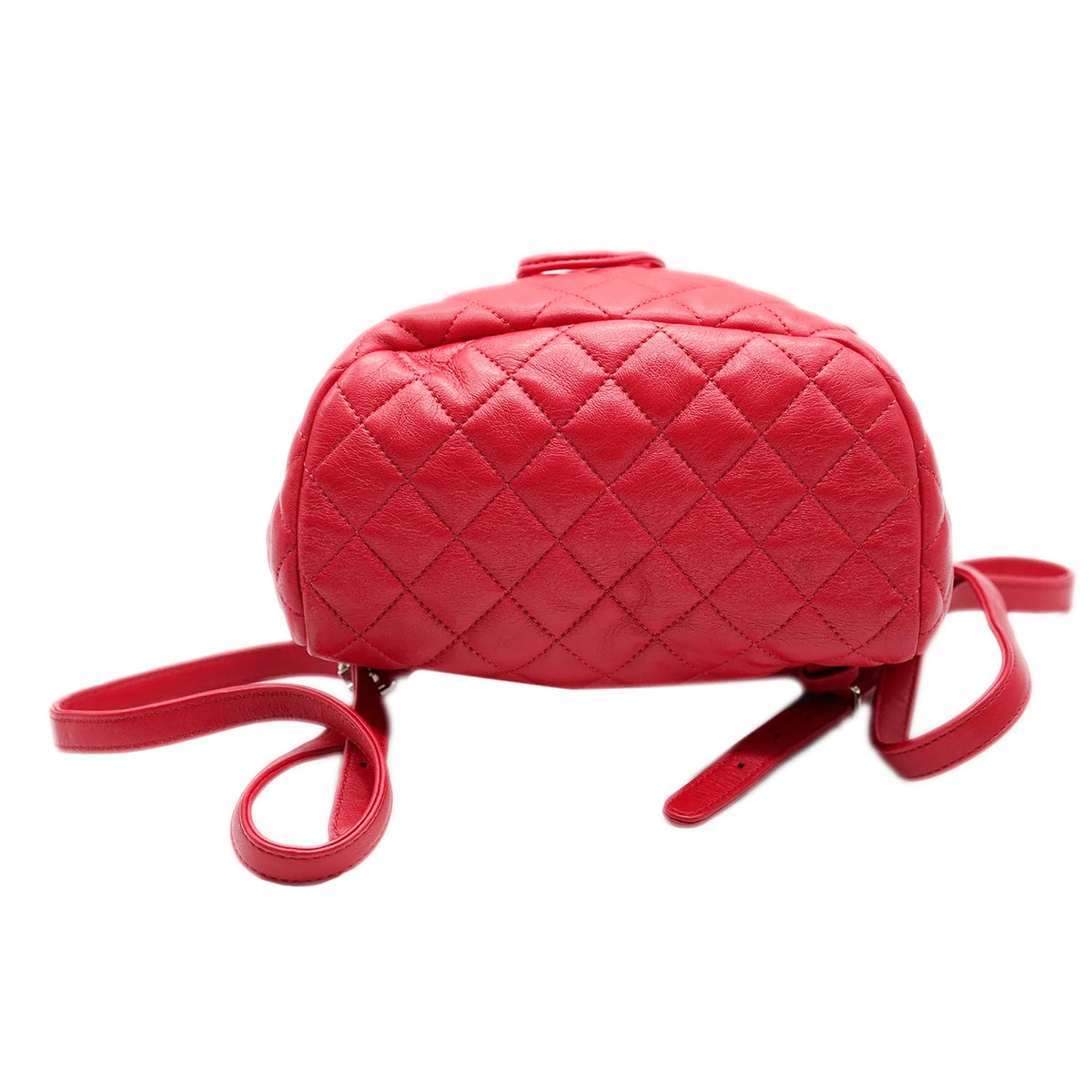 Chanel Red Quilted Lambskin Small Urban Spirit Backpack