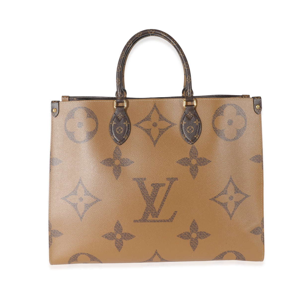 Louis Vuitton Monogram Giant Reverse Canvas Onthego GM Tote Bag