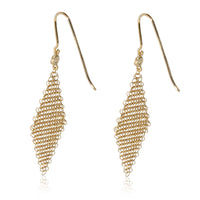 Tiffany & Co. Elsa Peretti Mesh Earring in 18k Yellow Gold 0.06 CTW