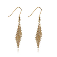 Tiffany & Co. Elsa Peretti Mesh Earring in 18k Yellow Gold 0.06 CTW