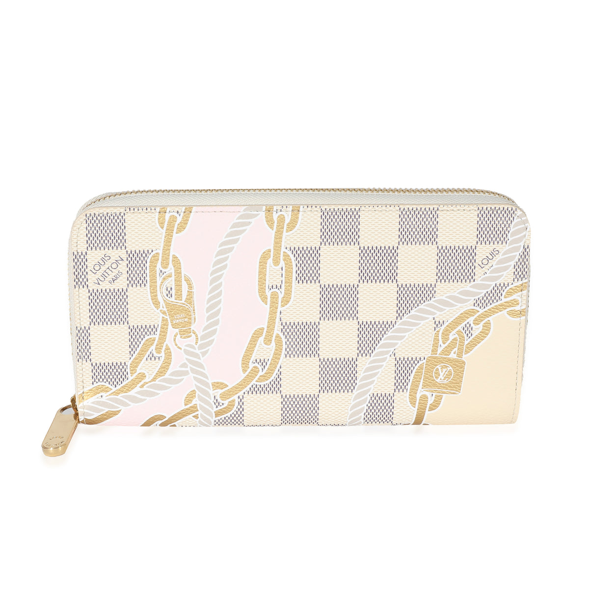 Louis Vuitton Damier Azur Canvas Nautical Zippy Wallet