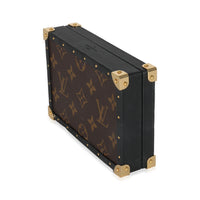 Louis Vuitton Black Leather & Monogram Canvas Jewelry Box