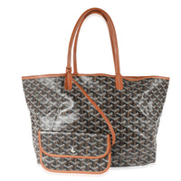 Goyard Gold Black Goyardine Saint Louis PM