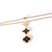 Louis Vuitton Color Blossom Necklace in 18K Yellow Gold 0.02 CTW