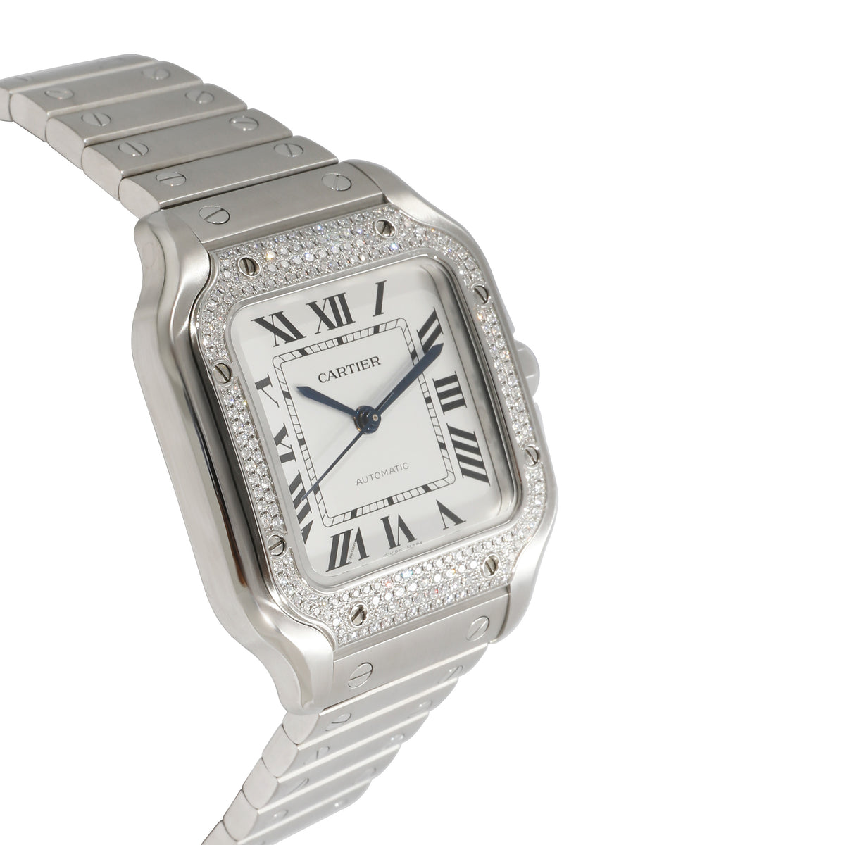 Cartier Santos de Cartier W4SA0005 Men's Watch in  Stainless Steel