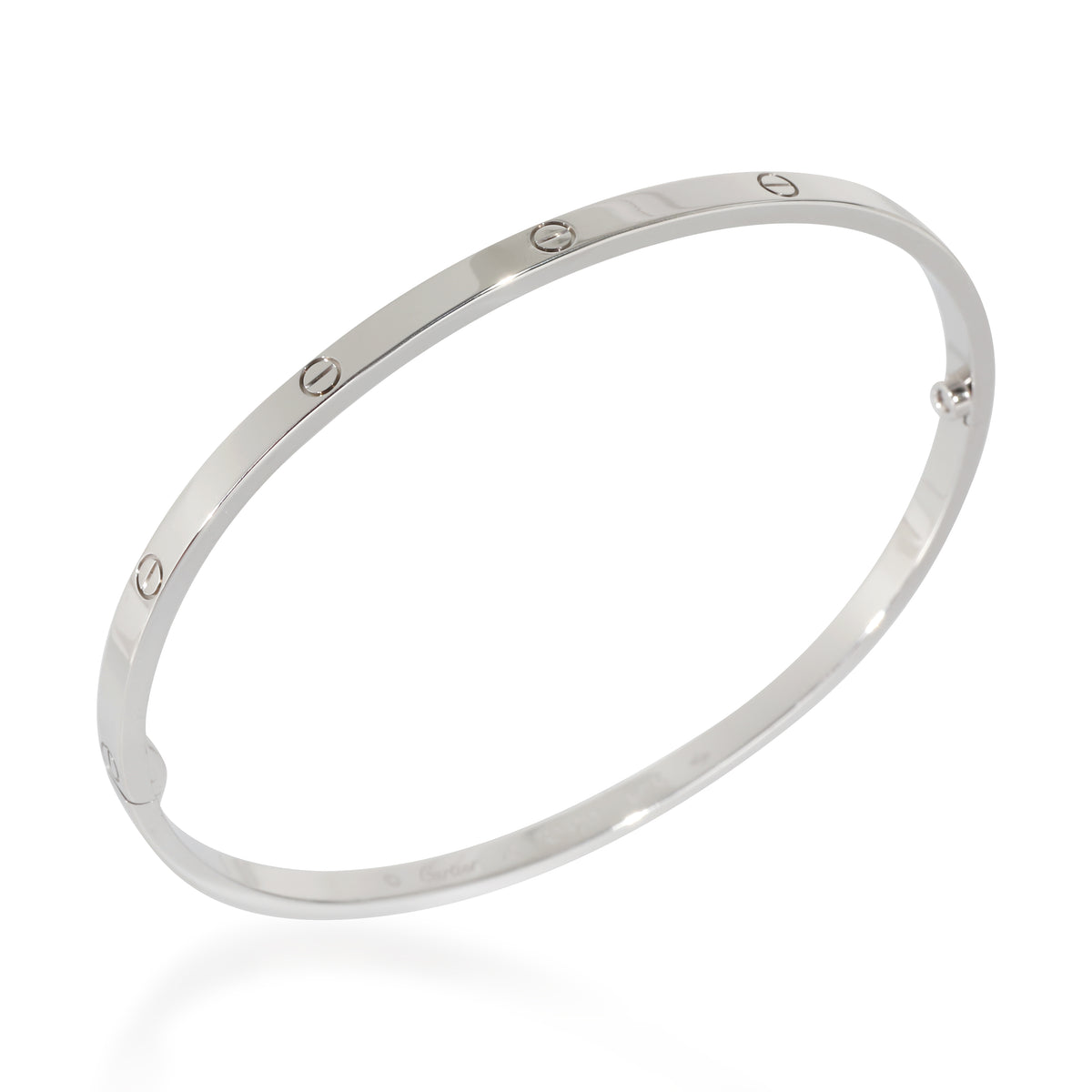 Cartier Love Bracelet, Small Model (White Gold)