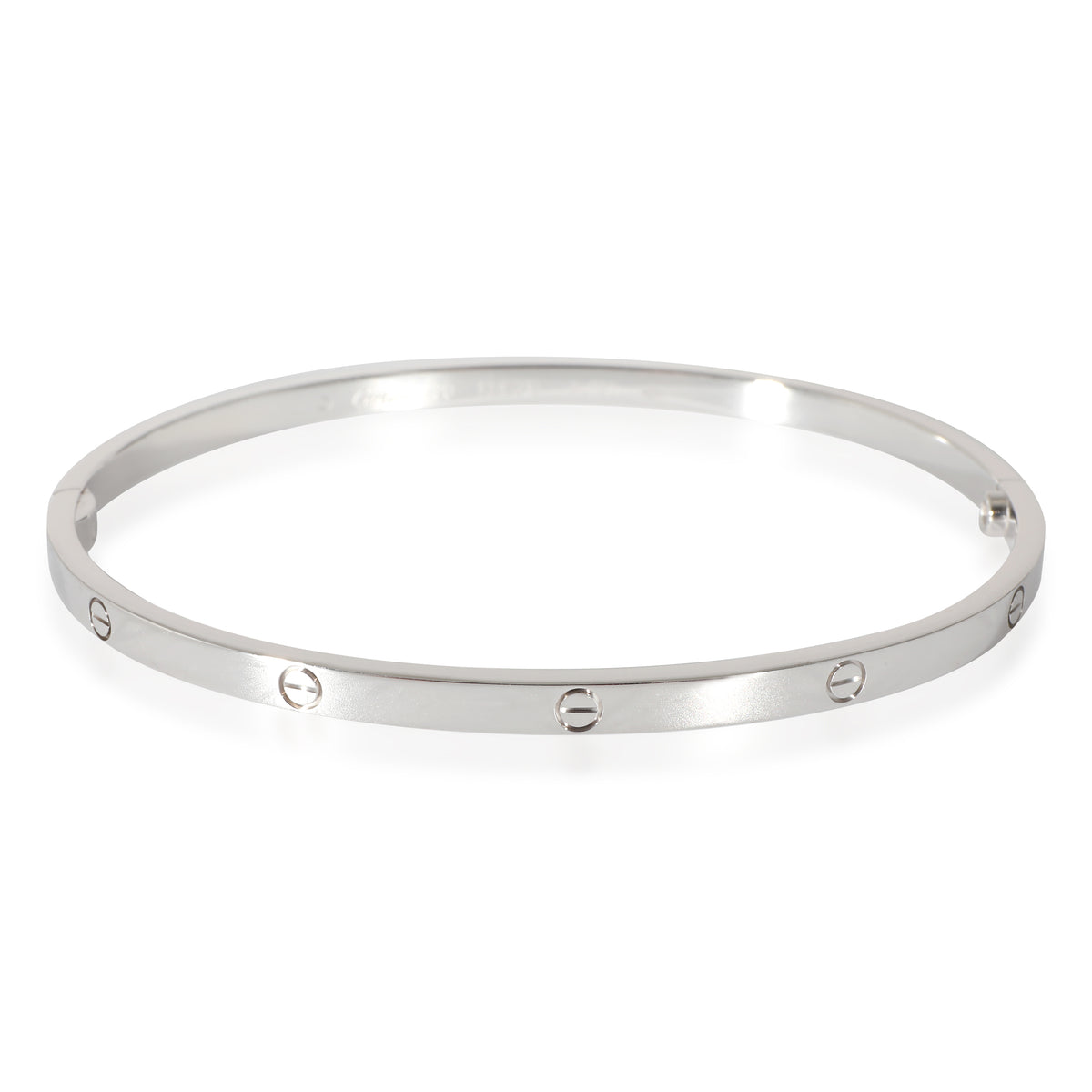 Cartier Love Bracelet, Small Model (White Gold)