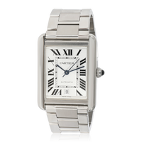 Cartier Tank Solo W5200028 Mens Watch in  Stainless Steel