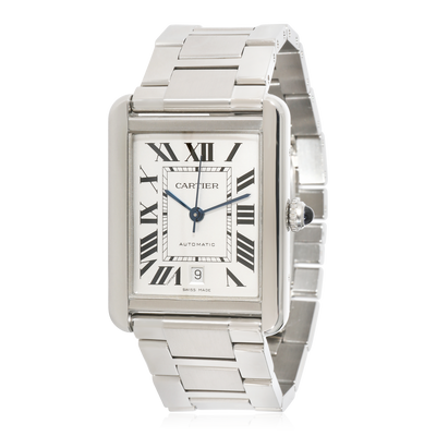 Cartier Tank Solo W5200028 Mens Watch in  Stainless Steel