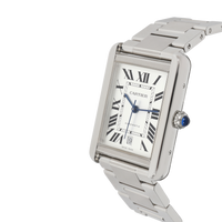 Cartier Tank Solo W5200028 Mens Watch in  Stainless Steel