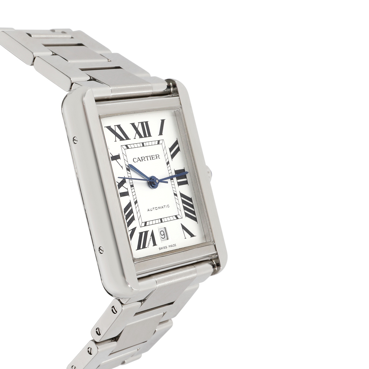 Cartier Tank Solo W5200028 Mens Watch in  Stainless Steel