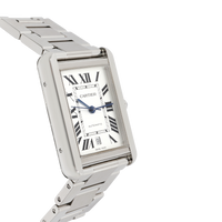 Cartier Tank Solo W5200028 Mens Watch in  Stainless Steel