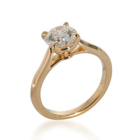 Cartier 1895 Engagement Ring in 18k Yellow Gold H VS2 1.33 CTW
