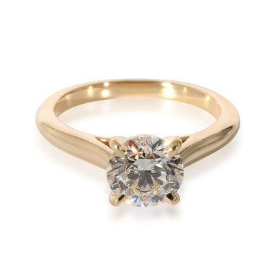 Cartier 1895 Engagement Ring in 18k Yellow Gold H VS2 1.33 CTW