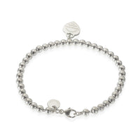 Tiffany & Co. Return To Tiffany Blue Enamel Heart Bracelet in Sterling Silver