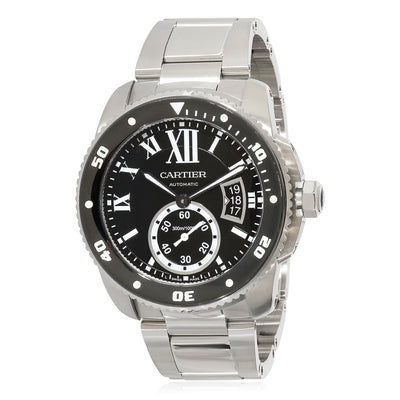 Cartier Caibre Diver W7100057 Mens Watch in  Stainless Steel