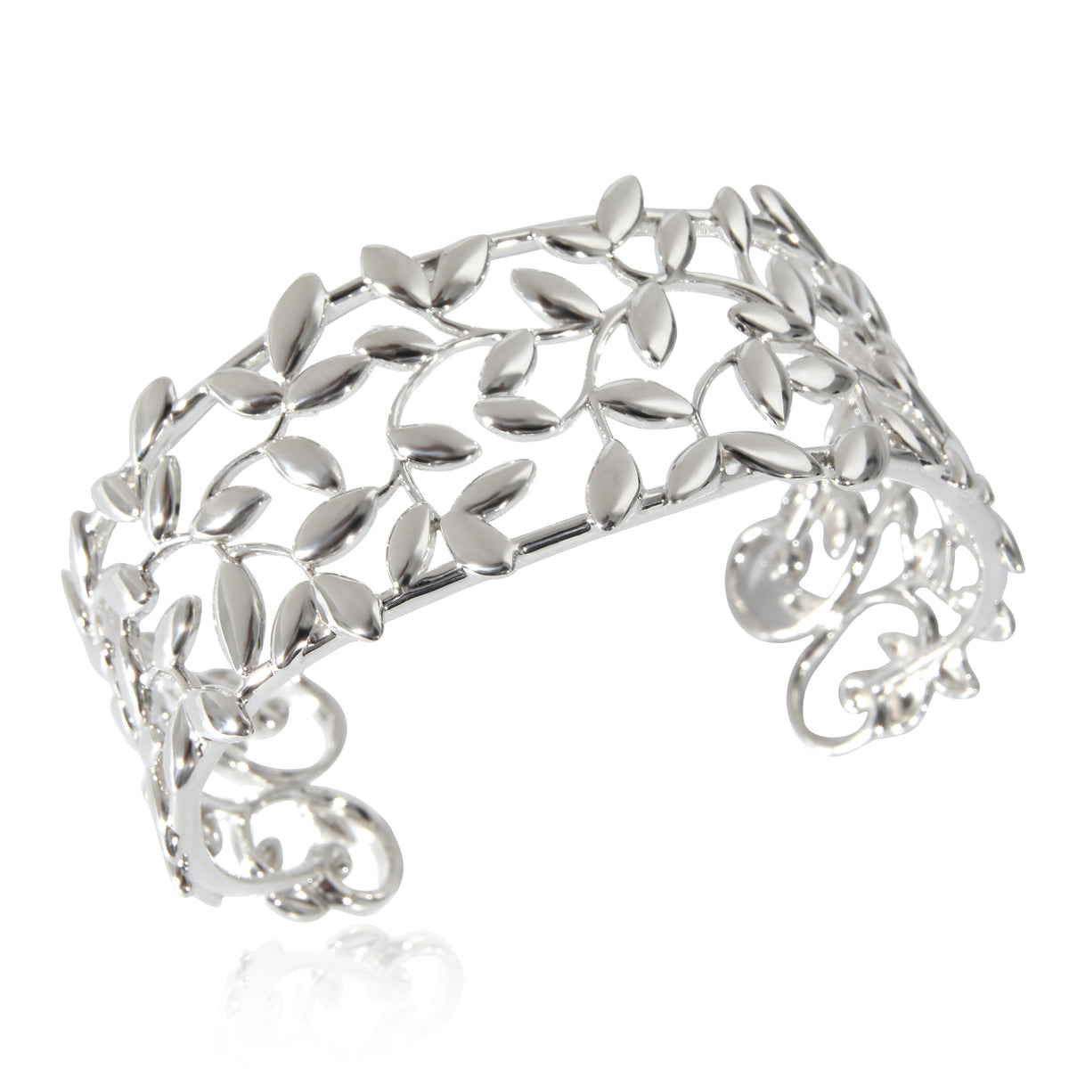Tiffany & Co. Paloma Picasso Olive Leaf Cuff in Sterling Silver