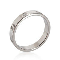 Cartier Love Band in 18K White Gold 0.02 CTW