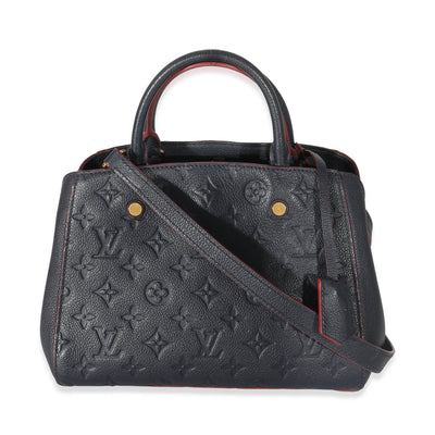 Louis Vuitton Marine Rouge Monogram Empreinte Montaigne BB