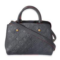 Louis Vuitton Marine Rouge Monogram Empreinte Montaigne BB