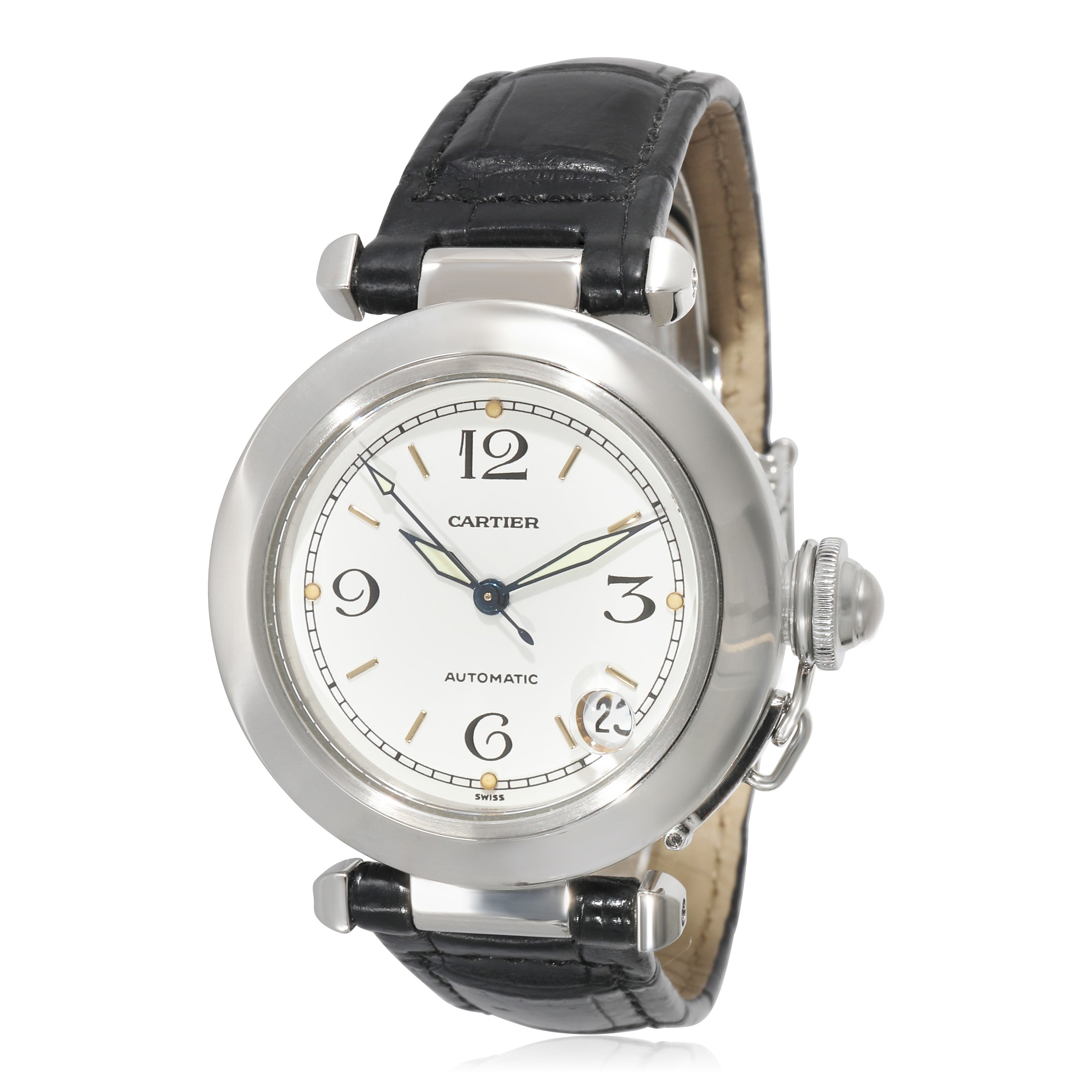 Cartier Pasha C 2324 Unisex Watch in Stainless Steel myGemma