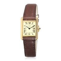 Cartier Must de Cartier Tank 3 66001 Womens Watch in  Vermeil