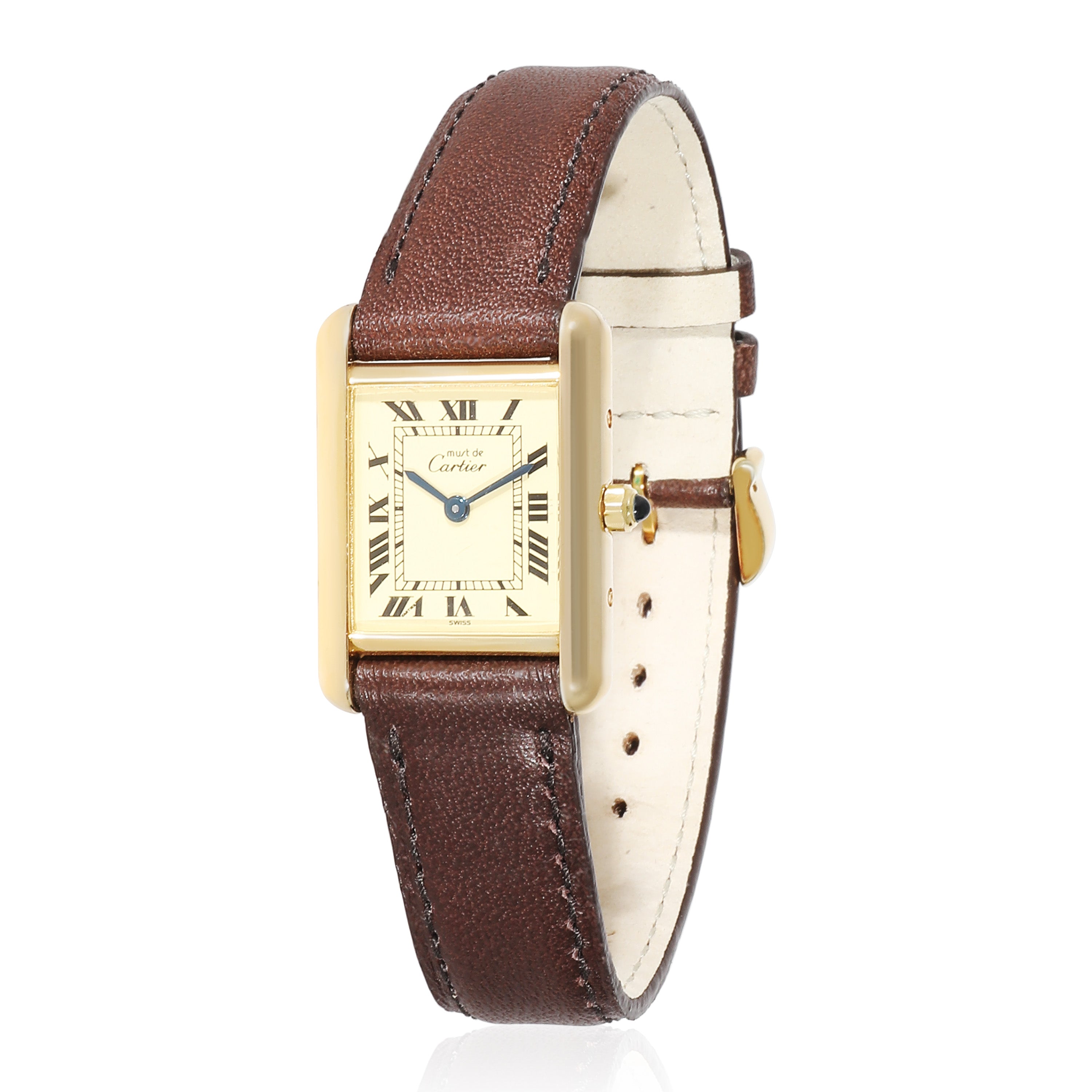 Cartier Must de Cartier Tank 3 66001 Women's Watch in Vermeil