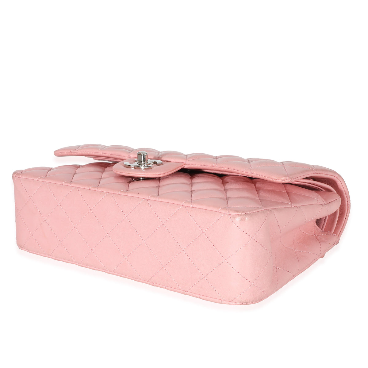 Chanel Pink Lambskin Medium Classic Double Flap Bag, myGemma, SG