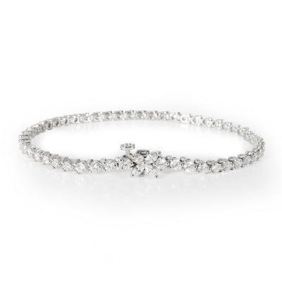 Tiffany & Co. Victoria Bracelet in  Platinum 2.90 CTW