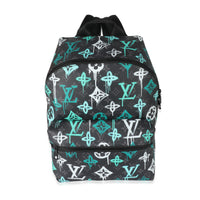Louis Vuitton Black & Blue Monogram Pastel Discovery Backpack, myGemma, DE