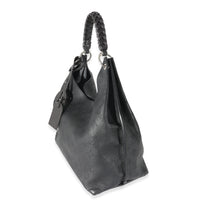 Louis Vuitton Black Monogram Mahina Carmel Hobo