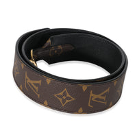 Louis Vuitton Black Monogram Canvas Bandouliere Strap