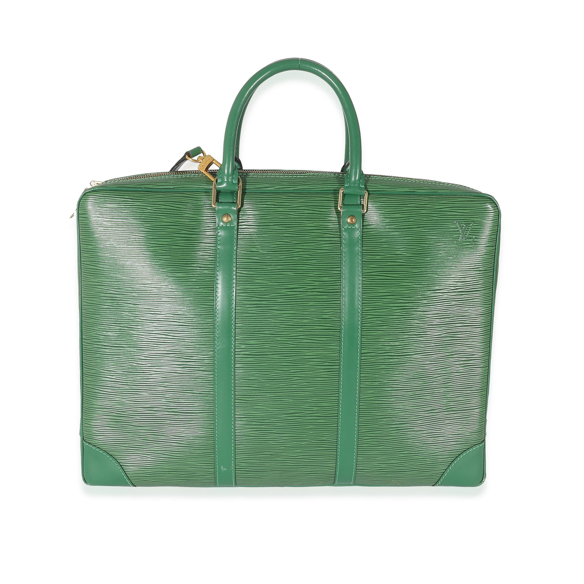 Louis Vuitton Green Epi Porte Documents Voyage