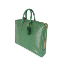 Louis Vuitton Green Epi Porte Documents Voyage