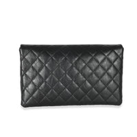 Chanel Black Leather Reissue Fold Over Clutch