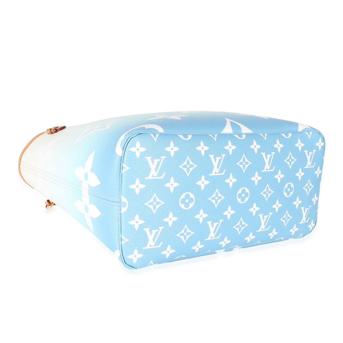 Louis Vuitton Blue & White Giant Monogram Canvas By The Pool Neverfull MM