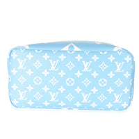 Louis Vuitton Blue White Giant Monogram Canvas By The Pool Neverfull MM