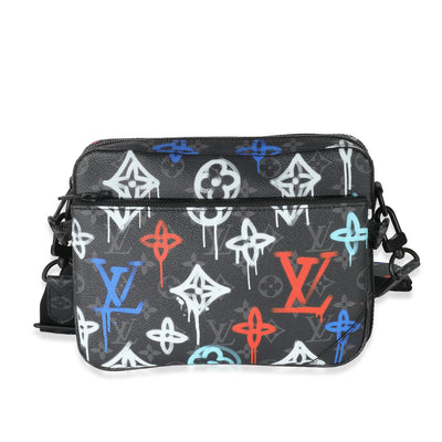 Louis Vuitton Monogram Eclipse Graffiti Trio Messenger