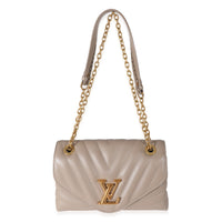 Louis Vuitton Taupe Calf Leather New Wave Chain MM