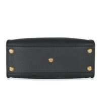 Louis Vuitton Black Calfskin Monogram On My Side MM