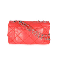 Chanel Red Lambskin Ultra Stitch Flap Bag