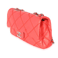 Chanel Red Lambskin Ultra Stitch Flap Bag