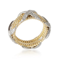 Tiffany & Co. Schlumberger Ring in 18k Yellow Gold/Platinum 0.54 CTW