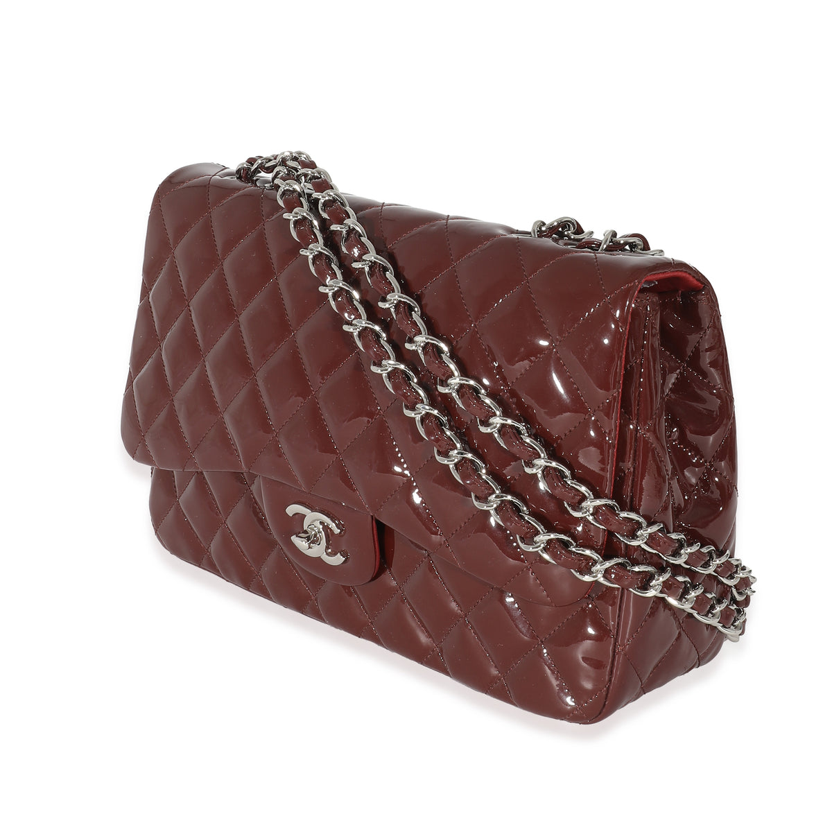 NEW in BOX Authentic CHANEL Small Flap Bag Burgundy AS4012 B10669 NN276  /Receipt