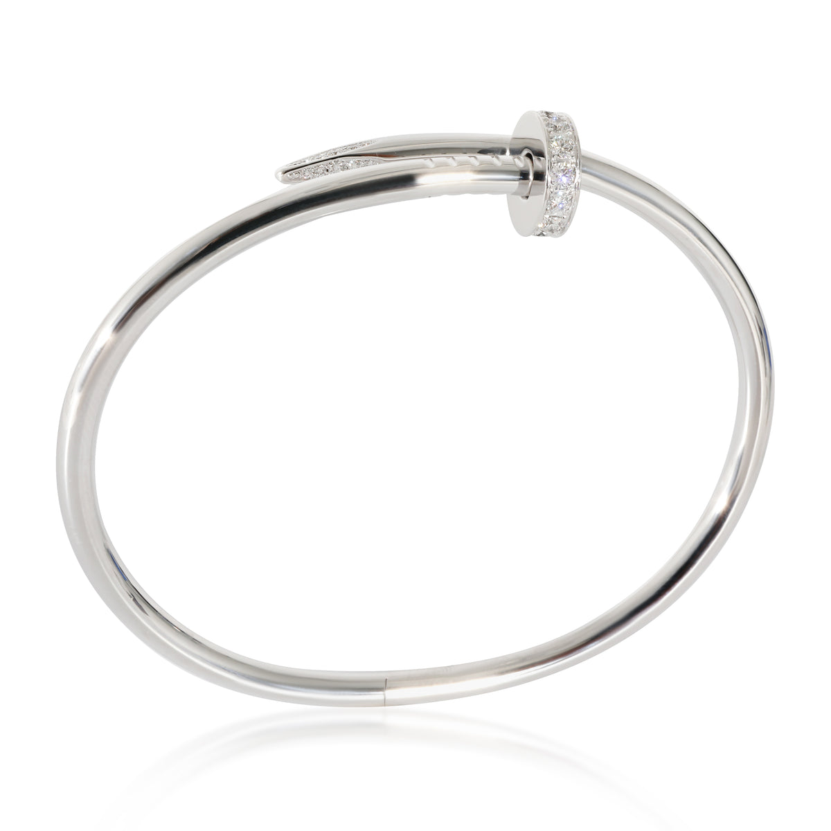 Cartier Juste Un Clou Bracelet (White Gold, Diamonds) myGemma
