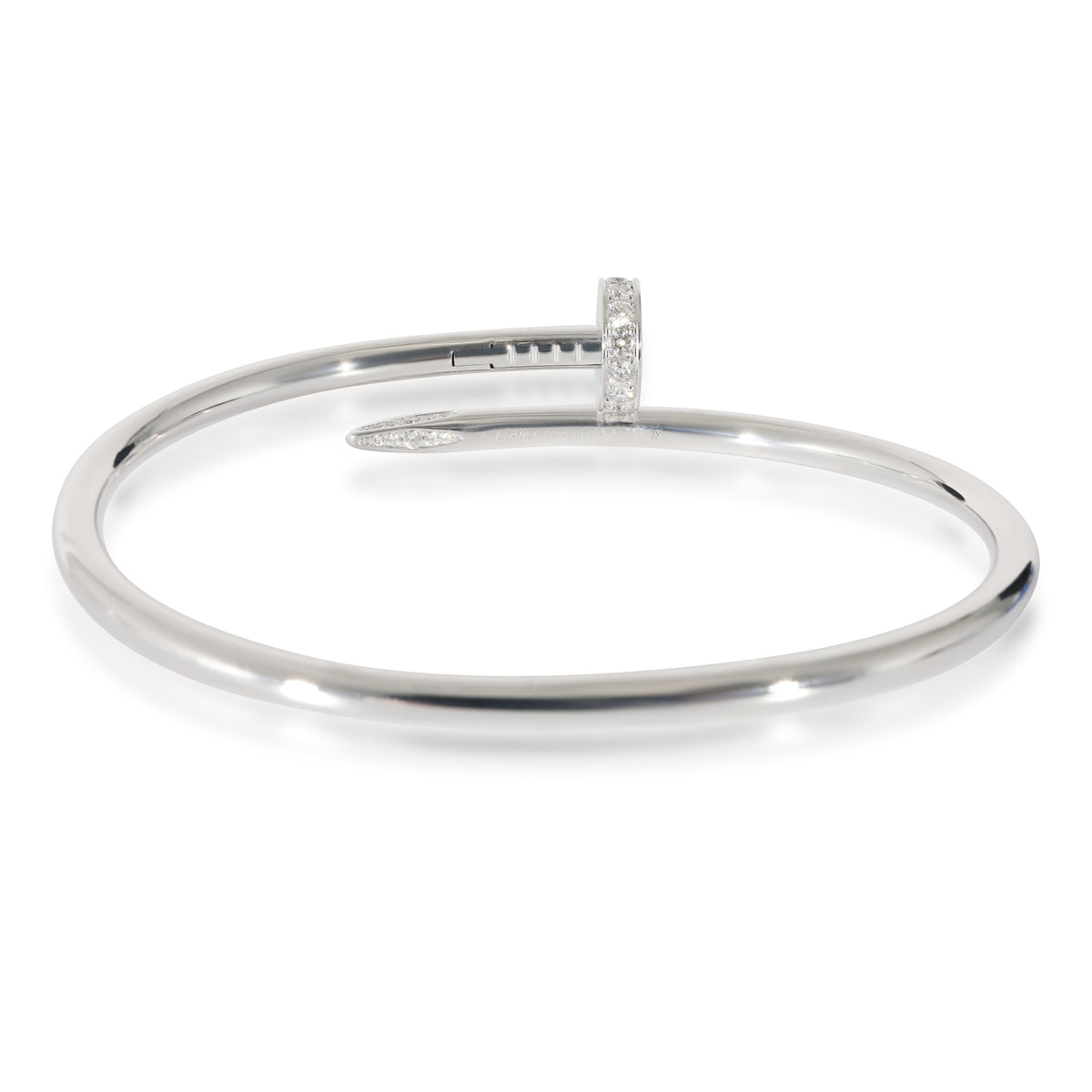 Cartier Juste Un Clou Bracelet (White Gold, Diamonds)