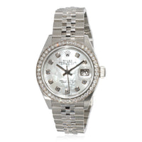 Rolex Datejust 279384 Womens Watch in 18kt Stainless Steel/White Gold