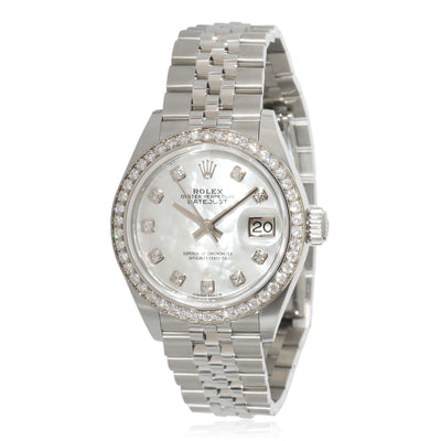 Rolex Datejust 279384 Women's Watch in 18kt Stainless Steel/White Gold