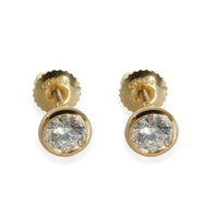 Tiffany & Co Diamonds by the Yard Stud Earring in 18K Yellow Gold H VVS1 0.71CTW