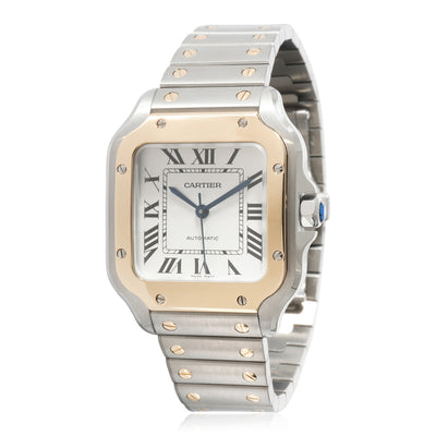 Cartier Santos de Cartier W2SA0016 Unisex Watch in  Stainless Steel/Yellow Gold